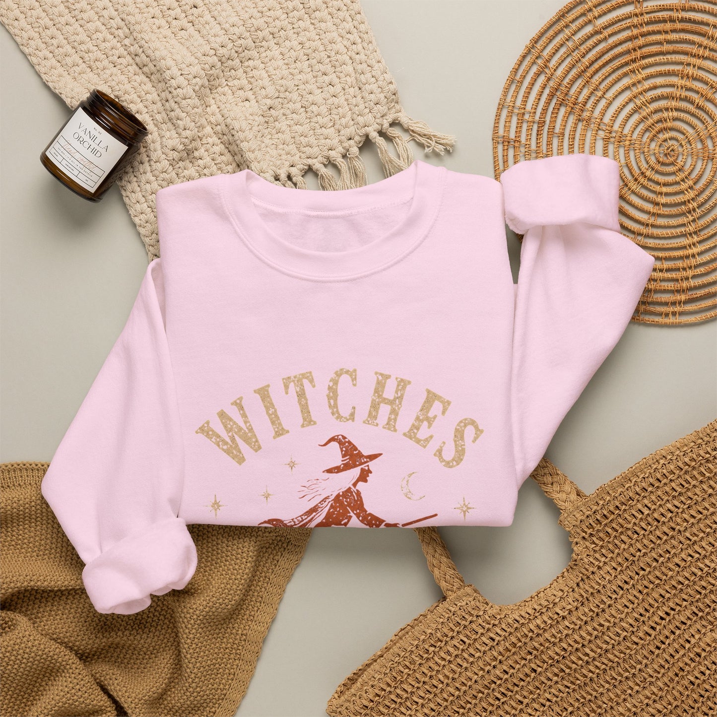 Witches Club Crewneck Sweatshirt — Salem 2026 Witch Graphic