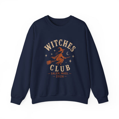 Witches Club Crewneck Sweatshirt — Salem 2026 Witch Graphic