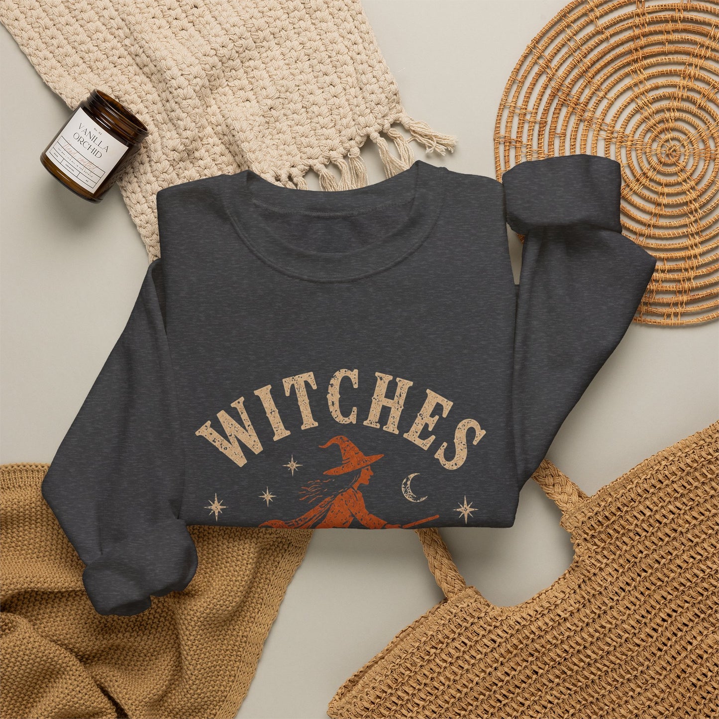Witches Club Crewneck Sweatshirt — Salem 2026 Witch Graphic