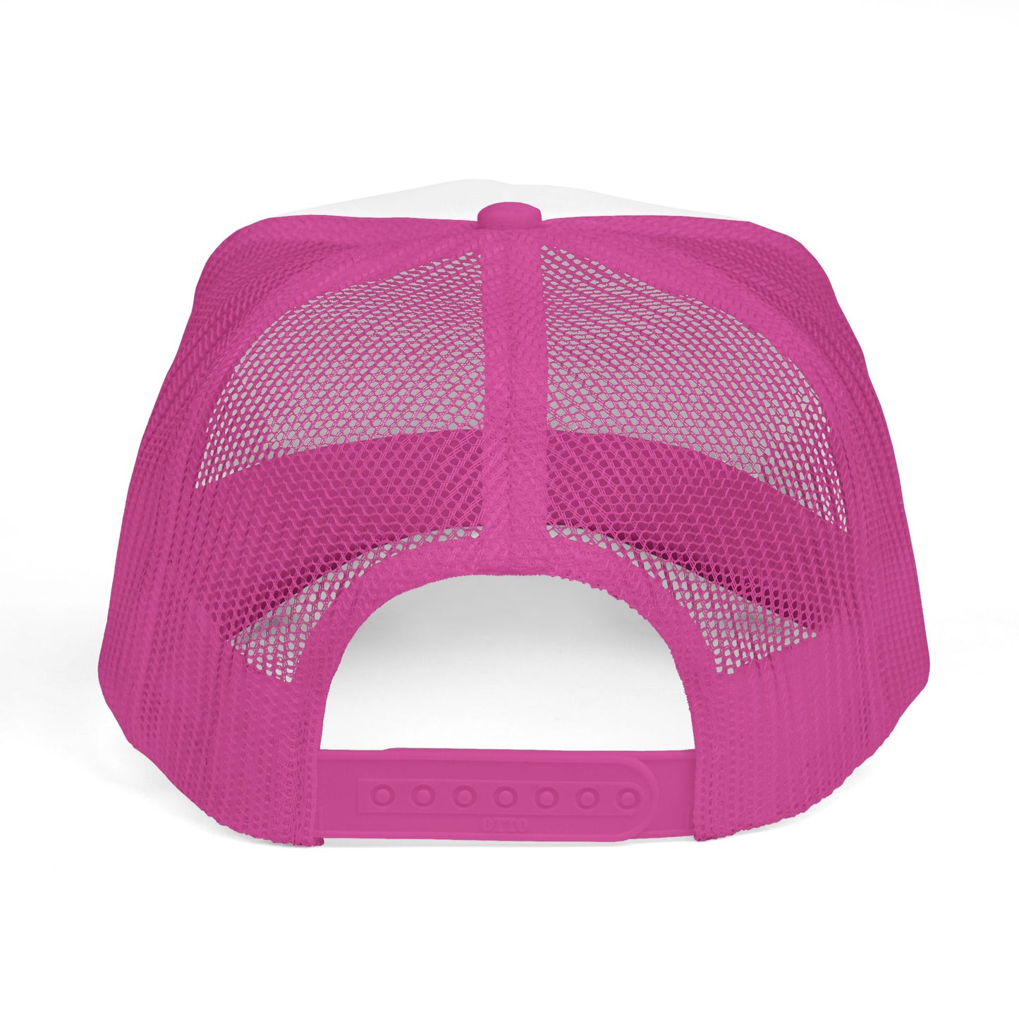 Breast Cancer Awareness Trucker Cap — Pink Ribbon & Happy Hearts Design