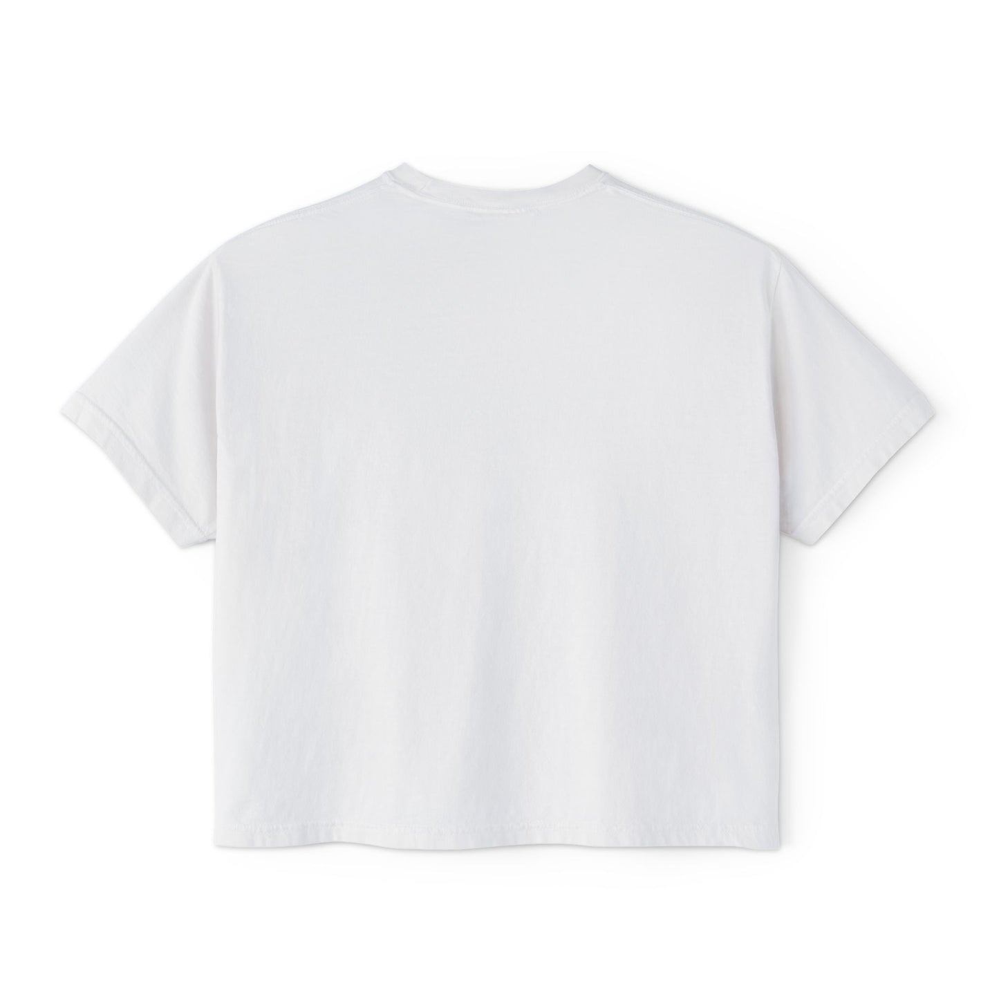 Breast Cancer Awareness Women's Boxy Tee — "Tackle Breast Cancer" Pink Ribbon Sports Icons