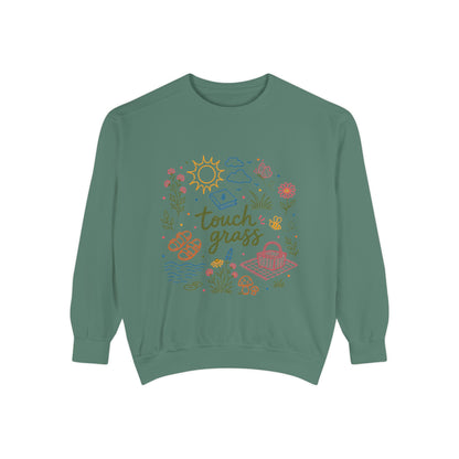 Touch Grass Sweatshirt — Cozy Nature Tee for Outdoor Lovers