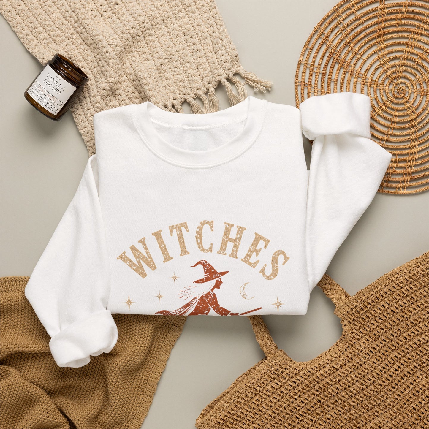 Witches Club Crewneck Sweatshirt — Salem 2026 Witch Graphic