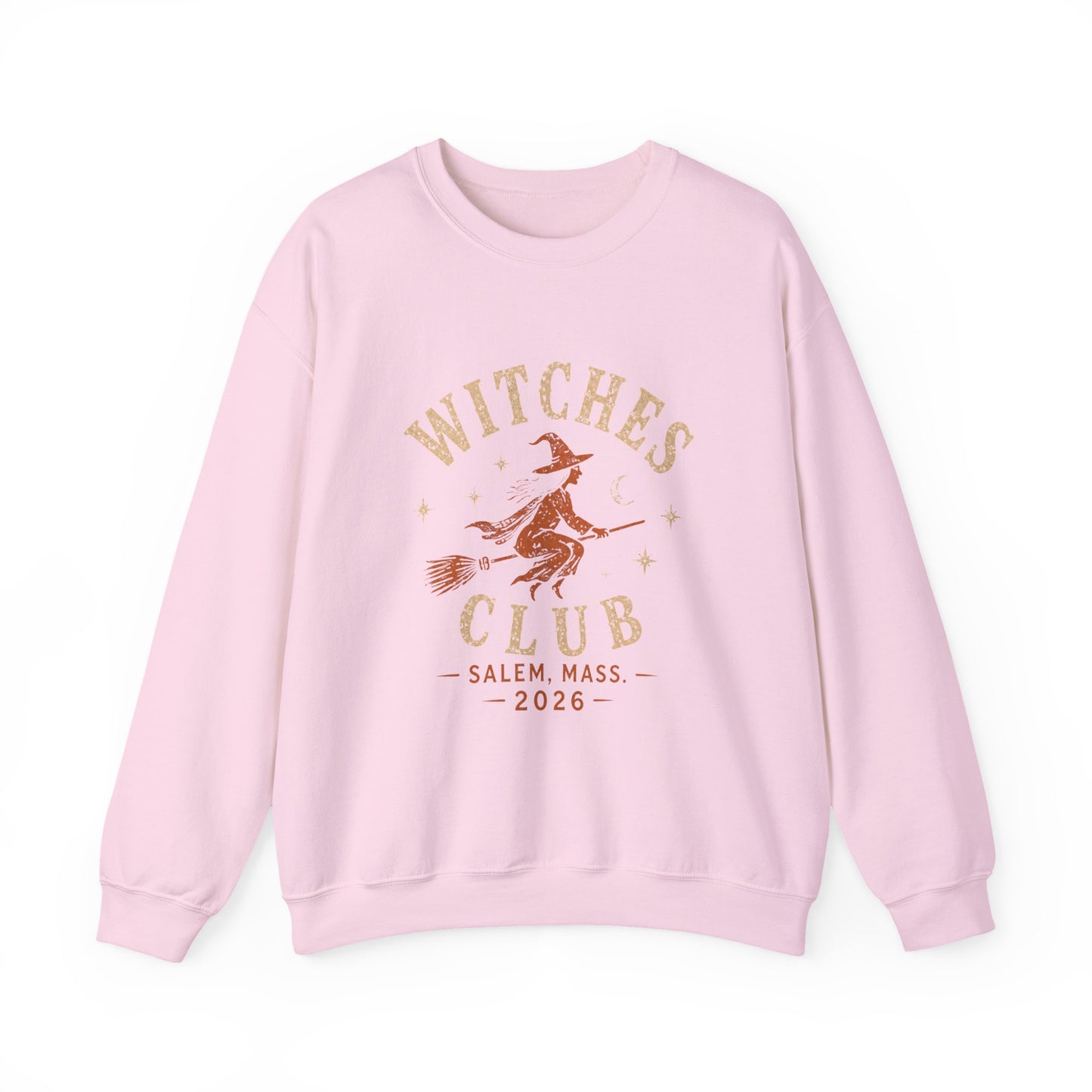 Witches Club Crewneck Sweatshirt — Salem 2026 Witch Graphic