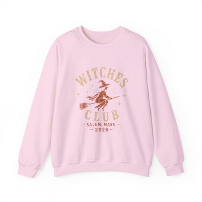 Witches Club Crewneck Sweatshirt — Salem 2026 Witch Graphic