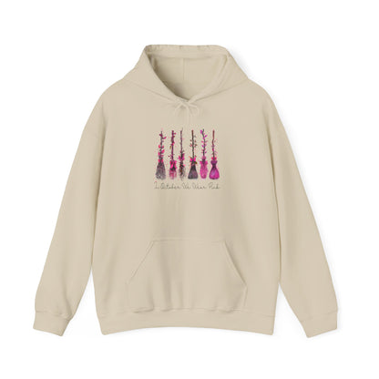 Guitar Row Watercolor Hoodie — "The Music Is In My Soul"
